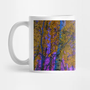 Sunset on Fall Leaves Mug